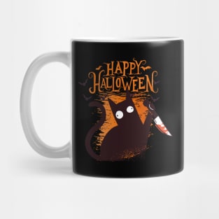 Halloween Happy Halloween Funny what cat Costume Mug